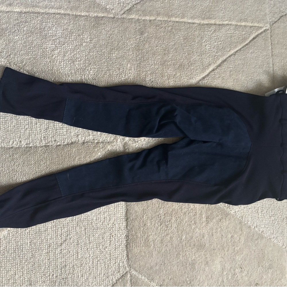 Tuff Rider Navy Blue Ribbed Full Seat Riding Pants 32 - Picture 4 of 4